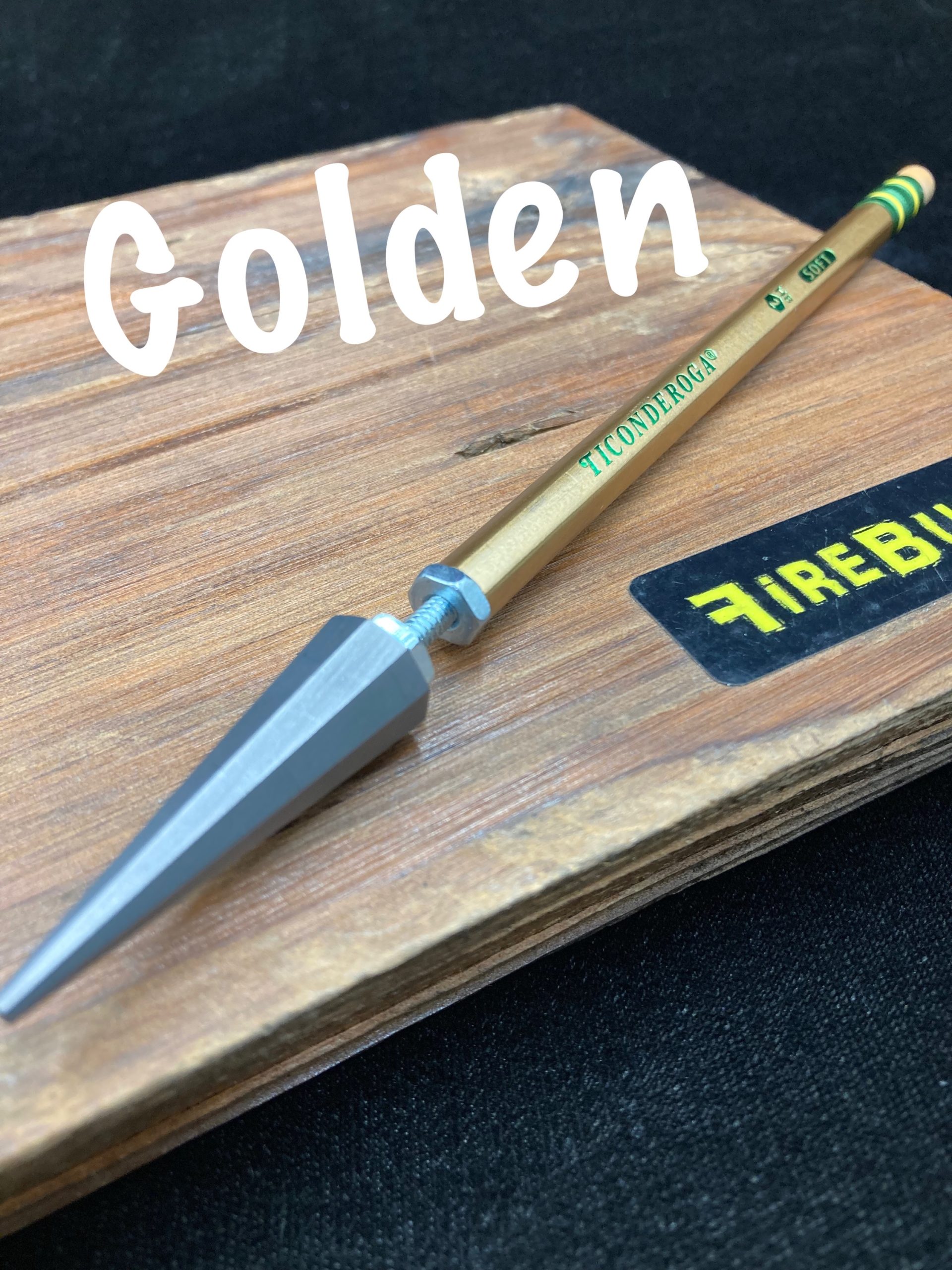 Metallic Gold pencil reamer
